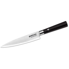 BÖKER 130414DAM Messer Damast Black Allzweck, Kunststoff, black&white