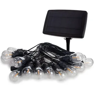 VELLEMAN Solar LED Lichterkette 15 m Schwarz