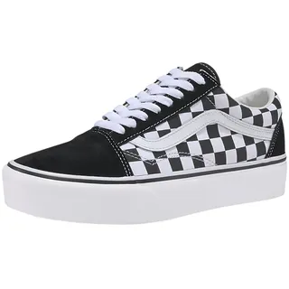 Old Skool Platform Checkerboard black/true white 36