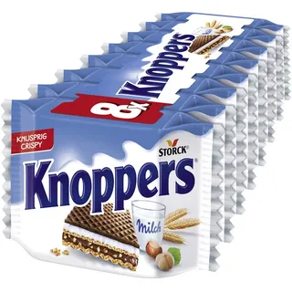 Storck Knoppers leckere Haselnuss Milchcreme Schnitte 8stück 200g