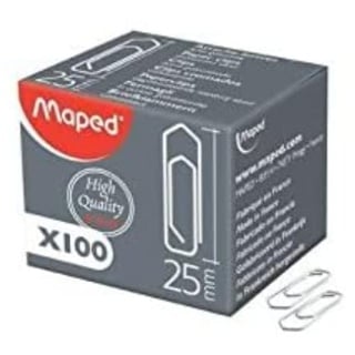 Maped 032061 Broklammern, galvanisiert, 32 mm, Großpackung