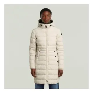 G-Star für Damen. D26955-D518-1603 Foundation Mantel Lang beige (S), Lässig, Polyester