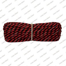 corderie Italiane 6015109-braid 6 Dehnungsstäbe thematys® M birosso/schwarz 00 de Luxe Farbe: rot/schwarz