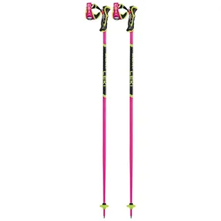 Leki WCR TBS SL 3D Alpin Skistock bright red/black/neonyellow (Modell 2022/2023) (65267752)