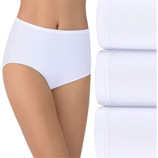 Vanity Fair Women's Illumination Brief Panties (Regular & Plus Size), 3 Pack - Star White, 7