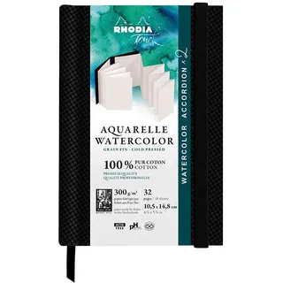 Rhodia Rhodia, Bastelpapier, Touch Watercolor Akkordeon, (300 g/m2, 480 x)