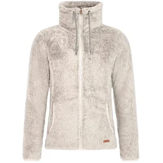 Protest Riri Fleece Mit Durchgehendem Reißverschluss Beige,Weiß S Damen Beige,Weiß S