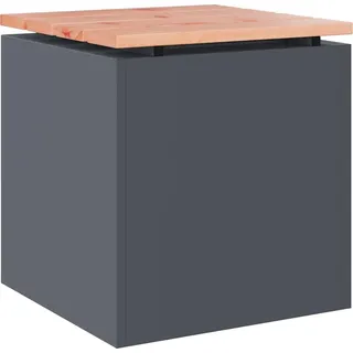 vidaXL Gartenbank Anthrazit 40 x 40 x 43 cm - Grau