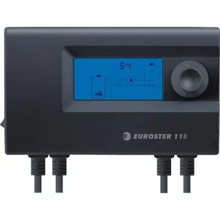 Euroster 11B Regler zur Warmwasserbereitung oder Pufferspeicher Beladung - Schwarz