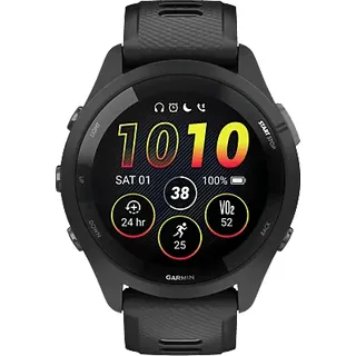 Garmin Forerunner 265 BT 46,1 mm Polymergehäuse schwarz Silikonarmband schwarz One Size
