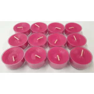 PartyLite 12 Teelichter "Himbeer Makaronen" / "Raspberry Macaroon"