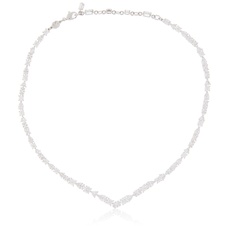 Swarovski Mesmera Set, Rhodinierte Halskette und Ohrringe mit Strahlenden Swarovski Kristallen