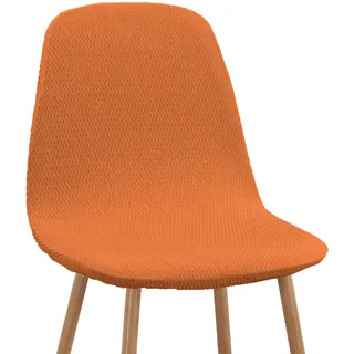 Martina Home Elastischer Stuhlbezug Tunesien, 2er-Pack, Orange