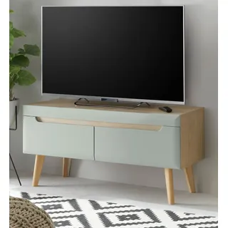 furn.design Isgard TV-Lowboard 107 x 50 cm Pistazie matt/Holz, MDF, Holzwerkstoff
