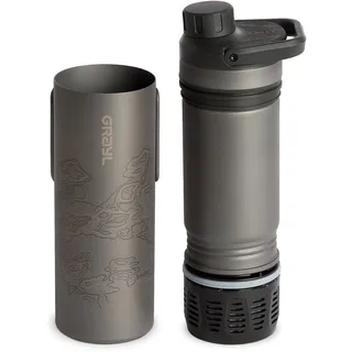 Grayl UltraPress Titanium Ultrapresswasserfilterflasche covert black