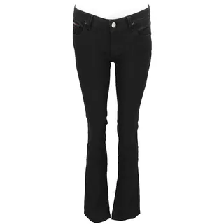 Tommy Jeans Damen Suzzy Straight Leg Jeans, Schwarz (460 Chicago Coated), W26/L30