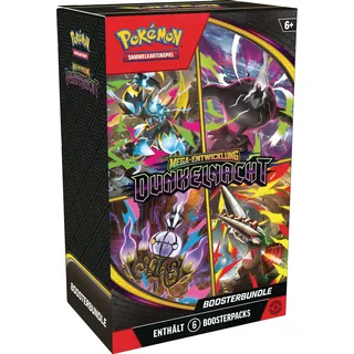 Pokémon Boosterbundle Mega-Entwicklung Dunkelnacht (6 Boosterpacks)