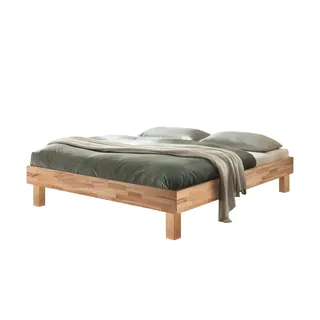 Rapallo 140 x 200 cm Fußhöhe 25 kernbuche natur