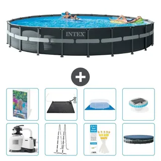 Ultra XTR Pool Rund - 732x132 cm - 7-teilig S598 - Grau