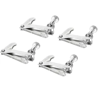 sourcing map Violin Feinstimmer Geigensaiten Feinstimmer Silber für 4/4 3/4 Geige Pack von 4