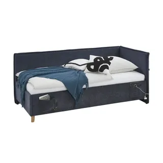 Meise Möbel Polsterbett 100 x 210 cm Blau