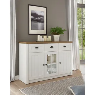 Home Affaire Kinderkommode Beauvais 130 x 86 x 43 cm Holzwerkstoff weiß