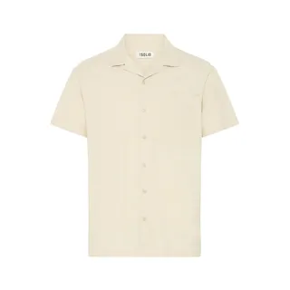 Leinenhemd SOLID "Leinenhemd SDLitt", Herren, Gr. XXL, N-Gr, beige (oatmeal), Obermaterial: 80% Baumwolle CO. 20% Leinen LI., Hemden Leinenhemd