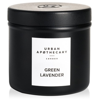 Urban Apothecary Luxury Iron Travel Candle Green Lavender Kerzen 175 g