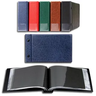 Prophila Collection kleines Postkarten- und Briefe-Album blau