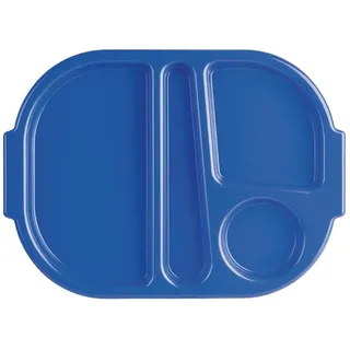 Olympia Kristallon Lebensmittelfach Tablett Klein Blau (10er Pack)
