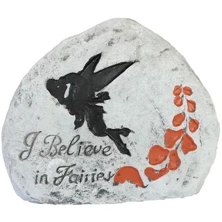 Feen Garten 9Cm Stein Mit Aufschrift - Ich Glaube An Feen