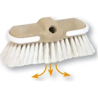 Lalizas Boots-scrub-bürste Mit Durchfluss Weiß Weiß One Size - Weiß