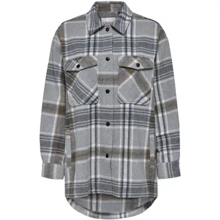 ONLY ONLELLENE-Valda Check Shacket PNT