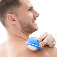 Massageball mit Kalt-Effekt 2 in 1 | Bolk InnovaGoods | Massagegerät mit einer kühlenden Stahlkugel