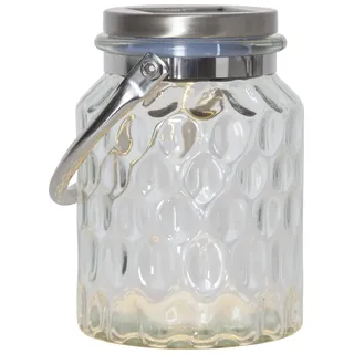LED Solar-Leuchte ''Pireus'', warmweiß, 11x16cm, Glas