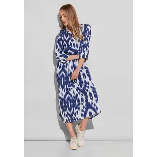 STREET ONE Tunika Kleid mit Print - Blau