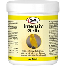 Quiko Intensiv Gelb 50g - Ergänzungsfutter für Ziervögel mit Gelbfaktor