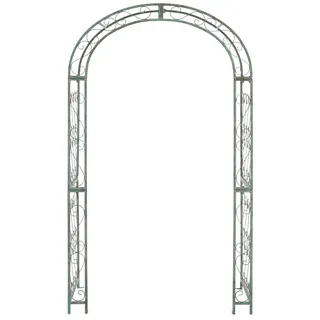 SAFAVIEH Modern Metall Laube, Antikes Dunkles grün,123 × 47 × 213