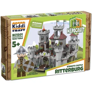 KiddiCraft Ritterburg 128-tlg.