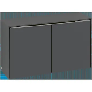 Villeroy & Boch Subway 3.0 Sideboard, 2 Türen, 728x423x256mm, C60002AH, Farbe: Front/Korpus: Wine Red, Griff: Wine Red