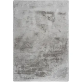 Kayoom Emotion 525 Hochflorteppich 80 x 150 cm Silber