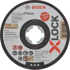 Bild von Professional X-LOCK Standard for Inox Trennscheibe 115x1mm, 10er-Pack (2608619266)