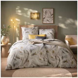 Estella Bettwäsche Nathalie 135 x 200 cm Jersey Silber