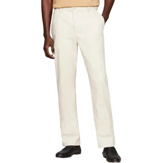 Tommy Hilfiger Herren Hose Essential Twill Chino Regular Fit, Beige (Bleached Stone), 36W/28L