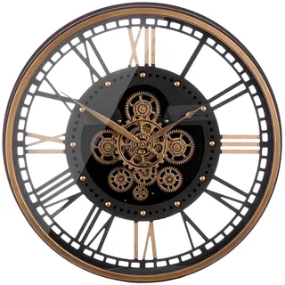 Casablanca modernes Design Casablanca Wanduhr 60,0 cm rund kupferfarben/schwarz
