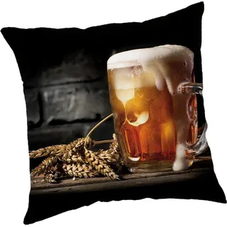 Bier Kissenbezug Maße ca. 40 x 40 cm - Bunt