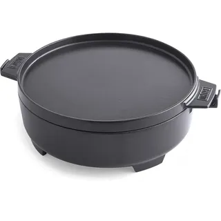 Weber Grilltopf 34 x 12 cm Gusseisen schwarz