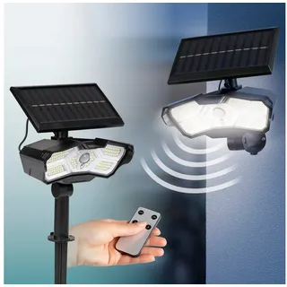 EasyMaxx Solar-Leuchte 3,7V schwarz