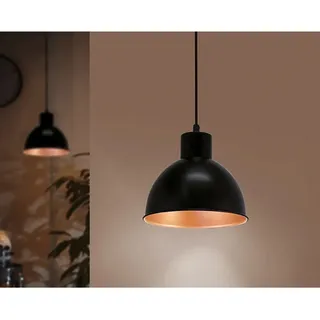 EGLO Truro 1-flg. 21 cm halbkugelförmig schwarz-kupfer