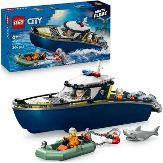 LEGO City Verfolgungsjagd im Polizeiboot 60456